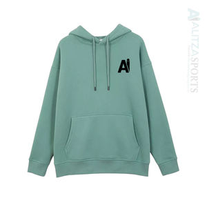 Winter Clearance Sale Fashion-Forward Cropped Fleece Hoodie with Unique 3D Embroidered Brand Logo for Casual <b>Outfits</b> - Product Image 3