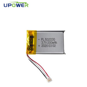 充電式リチウムポリマーバッテリー502030 3.7V 250mAh 240mAh <span class=keywords><strong>200mAh</strong></span>ウェアラブルデバイスおよび電子機器用 - Product Image 2