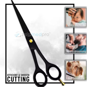 Precise Black Titanium <b>Hair</b> <b>Cutting</b> <b>Scissors</b> <b>for</b> Professionals <b>Hair</b> Stylist Tools Black Titanium Barber <b>Scissors</b> - Product Image 3
