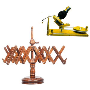 Mejore su configuración de hilo con vencejos y bobinadoras de madera de primera calidad, fácil montaje, diseño robusto y perfecto para compras a granel - Product Image 1