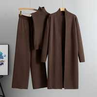 Nouvel ensemble coordonné tendance en velours pour femme, imperméable, écologique, haute ténacité, 100 % coton élastique, élégant pour les fêtes