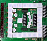 Kit de machine de jeu multi-jeux Arcade PCB Board Fruit King Football Star avec clavier LED Mario