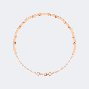 1.50CTW Round Pave Set Diamond Link <b>Bracelet</b> 14k <b>Gold</b> Lab Grown D Color Sparkle <b>Adjustable</b> Chain Jewelry for Women 7 - Product Image 6