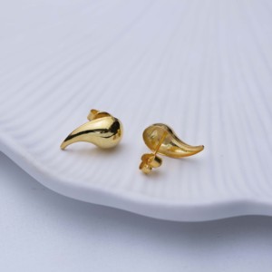 ต่างหูห่วงแบบเรียบง่าย ดีไซน์ตุรกี ทำมือ ขายส่ง เครื่องประดับเงินแท้ 925 - Product Image 4