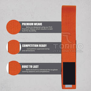 Cinturones de Karate Personalizados de Alta Calidad 2025, 100% Algodón, Ligeros, Duraderos, Cómodos, Unisex, para Adultos, Ropa de Artes Marciales, Gran Venta - Product Image 4