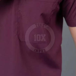 Conjunto de traje médico de algodón 100%, traje médico de uso hospitalario, traje médico de alta calidad - Product Image 5