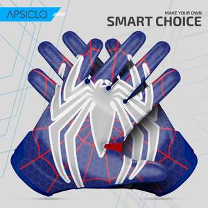 Qualité supérieure Personnalisé Jeunesse Américaine Adulte Football Super Collant Silicone Anti-dérapant ULTRA-Grip Sport Récepteur Gants XORTS - Product Image 4