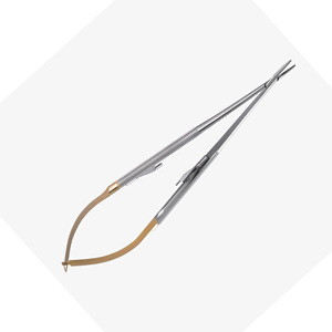 Prix compétitif TC Castroviejo Micro Porte-aiguille Poignée ronde Instruments chirurgicaux allemands en acier inoxydable fabriqués au Pakistan - Product Image 6