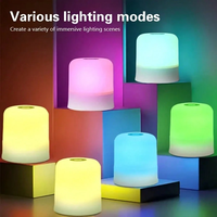 Veilleuse LED rechargeable pour enfants Mini télécommande tactile Plug-in pour bébé alimentation chambre d'enfant