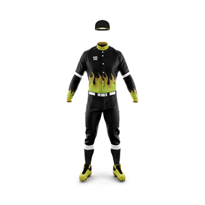 Best Quality 100% Polyester Solid Short Sublimated Baseball Jersey Pants Uniform Set Breathable Quick Dry Plus Size for Men - Product Image 3