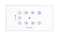 Interrupteur mural intelligent à commande à distance via l'application Tuya, panneau en verre trempé, compatible avec Alexa et Google Home, 12A 230V, compatible WiFi, fabricant indien