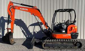 ENVÍO GRATUITO KUBOTA KX057-4 MINI EXCAVADORA 47HP OPEN ROPS DIÉSEL Aprobado por EPA y CE Bomba de Motor Hidráulico Auxiliar Caja de Cambios Plc. - Product Image 5