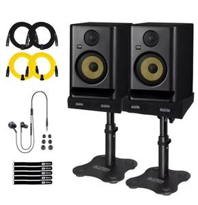 Monitores de Estudio Autoamplificados KRK Generation 5 Rokitt RP5 G5 de 5 Pulgadas con Soportes de Escritorio XLR - Product Image 2