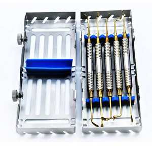 Kit de 5 instruments dentaires orthopédiques réutilisables pour implantation et lifting sinusal, avec cassette, de qualité médicale, pour chiens - Product Image 2