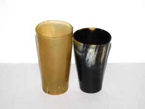 แก้วน้ำเขาควายคุณภาพดีที่สุด เป็นมิตรกับสิ่งแวดล้อม แกะสลักลายไวกิ้งอย่างมีเอกลักษณ์ ดีไซน์ทันสมัย งานฝีมือรูปพระจันทร์เสี้ยว - Product Image 3