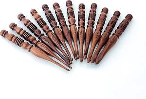 Ganchillo de madera con punta suave para evitar que el hilo se atascue, ganchillo de madera bien diseñado para bucles precisos de CRAFT ZONE EXPORT - Product Image 5