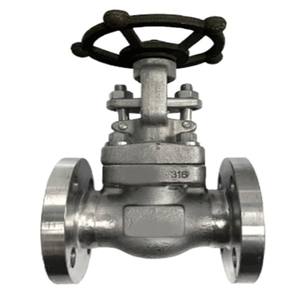 วาล์วประตูเหล็กหลอมขนาดหนึ่งนิ้ว DIN 17440 152แบบแมนนวลมีอุณหภูมิสูงสำหรับอุตสาหกรรมน้ำมันและก๊าซ - Product Image 2