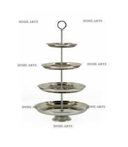 Support à gâteau en acier inoxydable à 2 niveaux, forme et taille personnalisées, support à gâteau pour dessert pour un usage domestique - Product Image 2