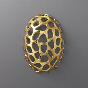 Modern <b>Gold</b> Design With Round Shape and Flower Designing Wall Art <b>Decoration</b> Stylish Modern Luxury Fancy <b>Decorating</b> Wall Art - Product Image 4