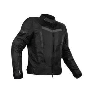 Veste de longueur standard-Veste d'équitation de moto en maille avec protection contre les chocs et résistance à l'abrasion-Tout noir, 5Xl - Product Image 1