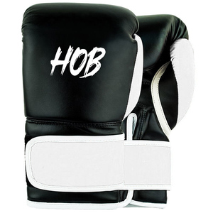 Wholesale Cowhide Leather Boxing <b>Gloves</b> for Men Sparring New Black Red OEM Logo Material Origin <b>Type</b> - Product Image 4