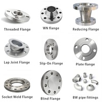 Bride filetée en acier au carbone forgé/acier inoxydable ASTM A105 ANSI B16.5 Classe 300 RF NPT BSP 1/2"-48" pour services de tuyauterie industrielle