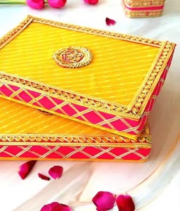 Boîte-cadeau décorative, cadeau de mariage indien, boîte-cadeau haldi Mehendi Sangeet, boîte-cadeau d'événement, faveur de retour, cadeau de thanksgiving, boîte - Product Image 2
