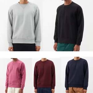 Sweat-shirts unisexes en polyester/coton de couleur unie pour hommes, coupe régulière, de haute qualité, pull-over, sweat-shirt numérique d'hiver - Product Image 5