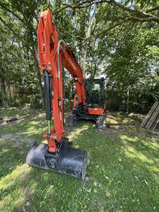 New Kubota KX057-5 Hydraulic Mini Excavator 5 Ton Crawler Digger Heavy Duty Compact Excavation <b>Machine</b> for Construction Roadwork - Product Image 2