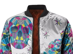 Chaqueta Bomber de Satén para Hombre de Alta Calidad, Personalizada, de Invierno, con Cuello Alto, Transpirable, de Secado Rápido, Estilo Urbano, Venta al Por Mayor - Product Image 6