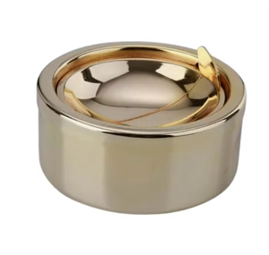 Nuevo último diseño, fabricante y proveedor indio de Cenicero de metal, regalos decorativos para el hogar y el hotel a la venta al precio más bajo - Product Image 1