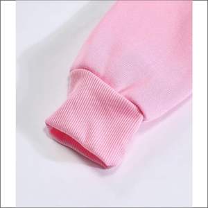 เสื้อสวมหัวแขนยาวมีฮู้ดเสื้อสวมหัวผ้าฝ้ายโพลีเอสเตอร์ย้อมสี250gsm สีต่างๆ100% - Product Image 4