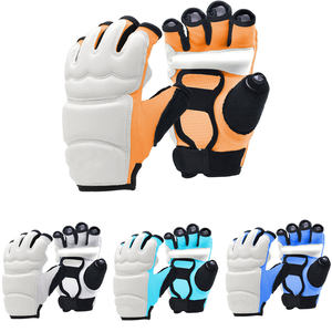 Venta al por mayor Precio barato Entrenamiento MMA Guantes para Unisex Profesional de cuero de vaca Boxeo Punzonado Guantes MMA - Product Image 4