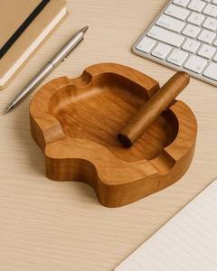 Cendrier en bois classique écologique sans fumée |   Accessoire de fumage artisanal en bois massif - Product Image 3