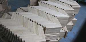 Parquet en chêne mosaïque 8 mm - Grade sélectionné - Design moderne pour cuisine et salon - Product Image 3