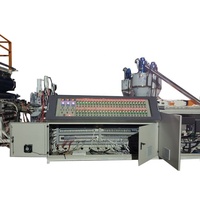 Ligne d'extrusion de tapis de voiture en TPE, ligne de production de feuilles sous vide