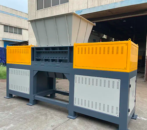 Déchiqueteur de pneus à double arbre haute performance 70 kW 380 V, machine de recyclage industrielle à haute productivité L-D LDSZ-1000 - Product Image 1