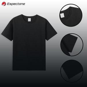 Khoảng Trống Bông T Áo Sơ Mi Tùy Chỉnh In Đồng Bằng Vòng Cổ T Áo Sơ Mi Đồ Họa T Áo Sơ Mi Chất Lượng Cao 100% Cotton Rắn Màu Sắc Bởi Espectone - Product Image 4