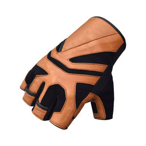 Guantes de levantamiento de pesas ecológicos de medio Dedo de excelente calidad, Color personalizado, MOQ bajo, servicio OEM para uso en gimnasio - Product Image 2