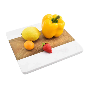 Excelente Tabla de Cortar de Madera y Mármol, Forma Rectangular, con Asa, Tabla de Cortar para Cocina, Más Vendida - Product Image 3