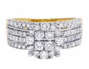 Anillo de compromiso de diamante de moissanita helado de plata S925 chapado en oro S925 de alta calidad para mujer - Product Image 2