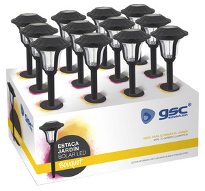 Picchetto da giardino a LED solare in plastica modello Bouquet (GSC 0705365) - Product Image 2