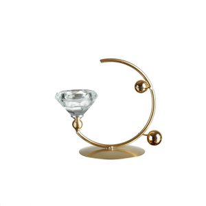 Bougeoir de luxe pour la décoration intérieure moderne Bougeoir en métal de haute finition dans un support pour bougie en fer - Product Image 1