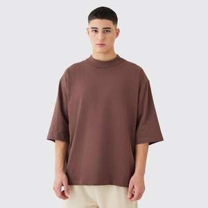 Vêtements personnalisés pour hommes 100% coton t-shirt unisexe avec perte de l'épaule t-shirt unisexe de haute qualité pour hommes poids lourd surdimensionné - Product Image 1