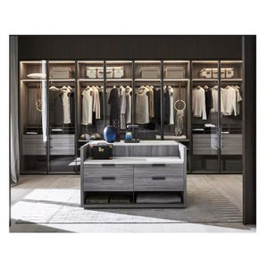 خزانة ملابس حديثة خزانة ملابس مخصصة خزانة ملابس بيضاء بسعر الجملة - Product Image 2