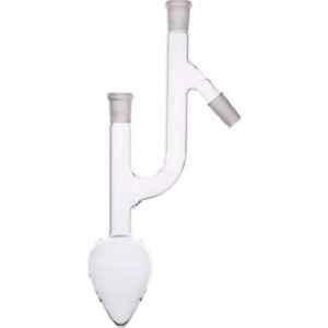 Flacone a forma di pera <span class=keywords><strong>in</strong></span> vetro borosilicato di alta qualità di marca AARK Claisen <span class=keywords><strong>in</strong></span> varie dimensioni (da 10ml a 100ml) da utilizzare <span class=keywords><strong>in</strong></span> <span class=keywords><strong>chimica</strong></span> - Product Image 2