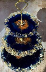 OFTEN RELATED DISPLAY HANDMADE DIY 3 Tier Round Shape Fruit Tray Epoxy <b>Mold</b> Tea Tray Table <b>Silicone</b> <b>Mold</b> for <b>Resin</b> - Product Image 3