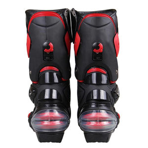Chaussures de moto en cuir respirantes et imperméables pour adultes - Haute qualité toutes saisons - Product Image 6