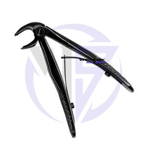 Fórceps de extracción Dental Pediátrica más vendidos Instrumentos quirúrgicos manuales negros Herramientas de alta calidad fabricadas por Wenquar - Product Image 6