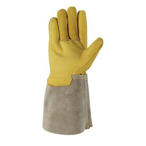 Nouveau 2025 Gants de soudage sur mesure de qualité supérieure Gants de travail d'hiver avec cuir fendu de vache - Product Image 2